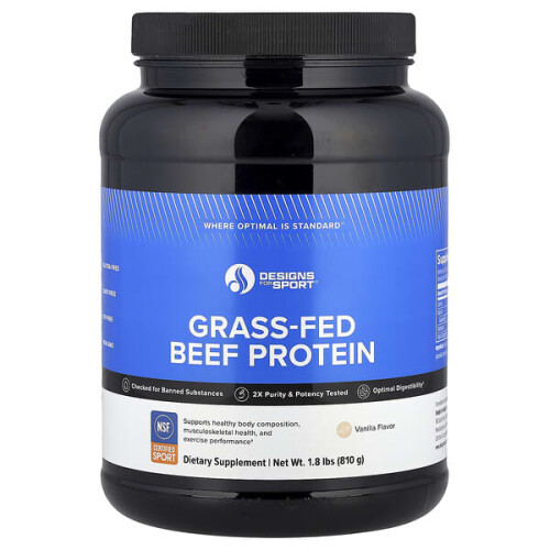 Designs For Sport, Weidegefüttertes Rindfleischprotein, Vanille