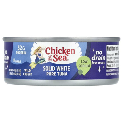 Solid White Pure Tuna, Low Sodium