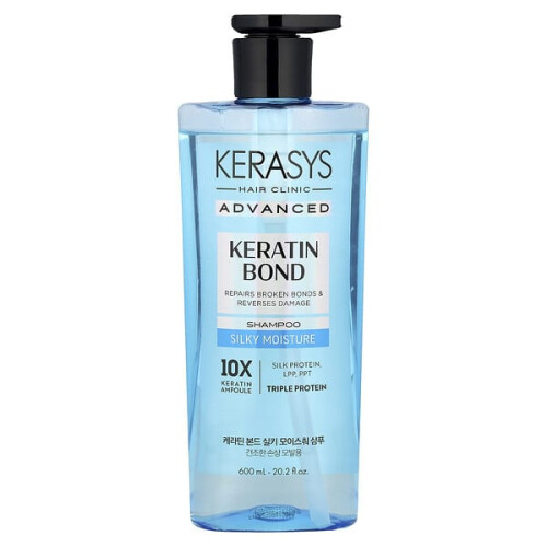 Kerasys, Advanced, Keratin Bond Shampoo, Silky Moisture, 20.2 fl oz (600 ml)