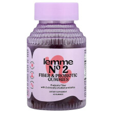 No2, Ballaststoff- & Probiotika-Gummis, Erdbeere