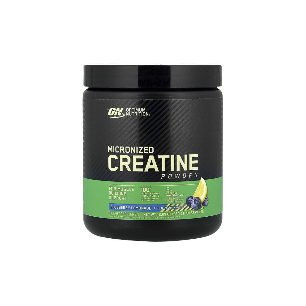 Optimum Nutrition Micronized Creatine Powder, Blueberry Lemonade