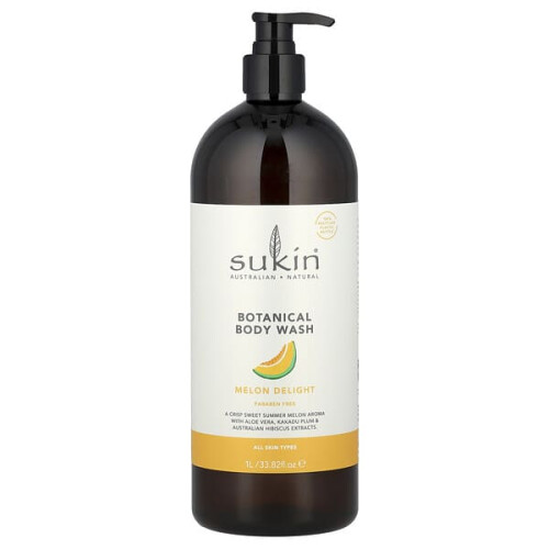 Sukin Sukin, Βοτανική Σώμα Γεμιστό, Όλες οι Τύποι Δέρματος, Μελόνη Δέλεα, 33.82 fl oz (1 l)
