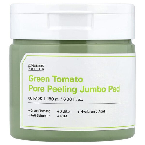 Pad géant exfoliant pour pores à la tomate verte