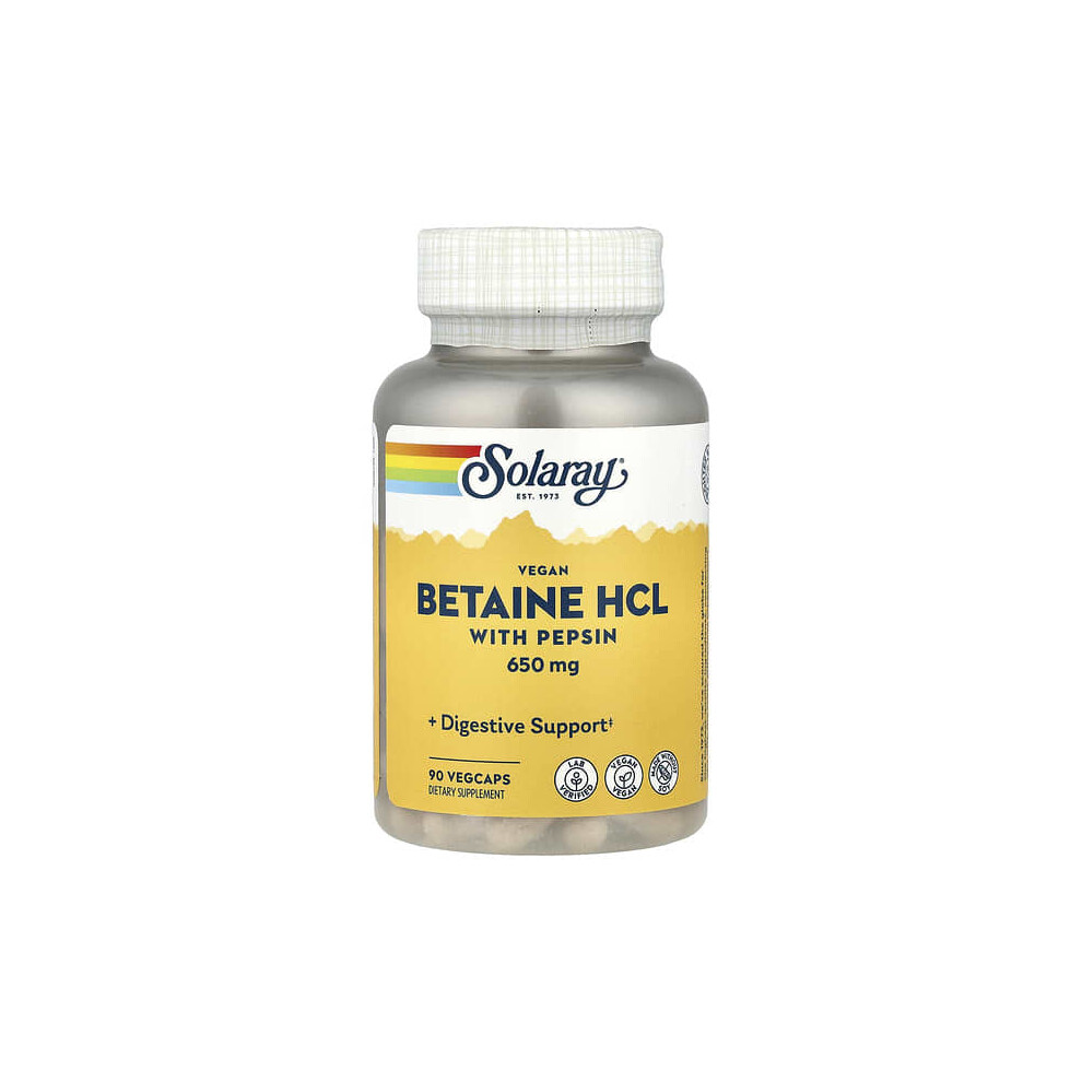 Solaray Betaine Hcl With Pepsin