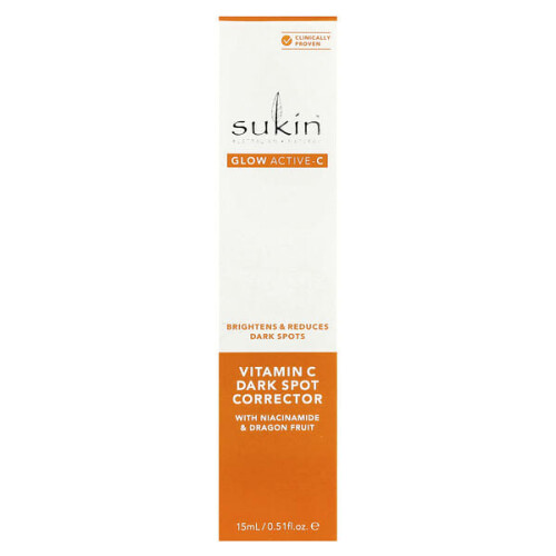 Sukin Glow Active-C, Vitamin C Dunkle-Flecken-Korrektor 1