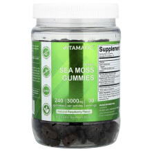 Vegane Meeresmoos-Gummis, Natürliche Himbeere