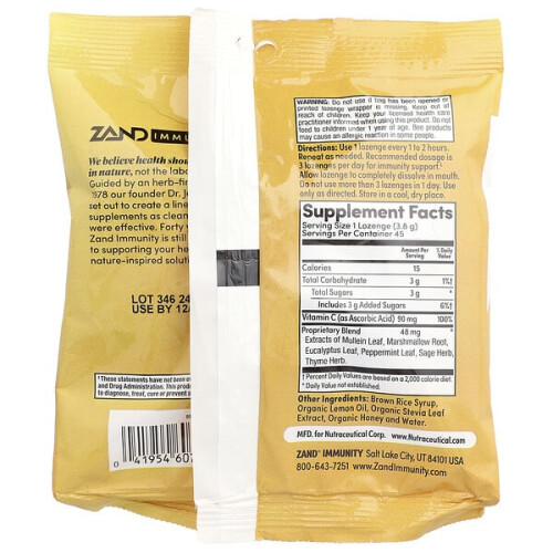 Immunity, Zitronen-Honig-Lutschtabletten 1