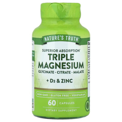 Triple Magnesium + D3 & Zink