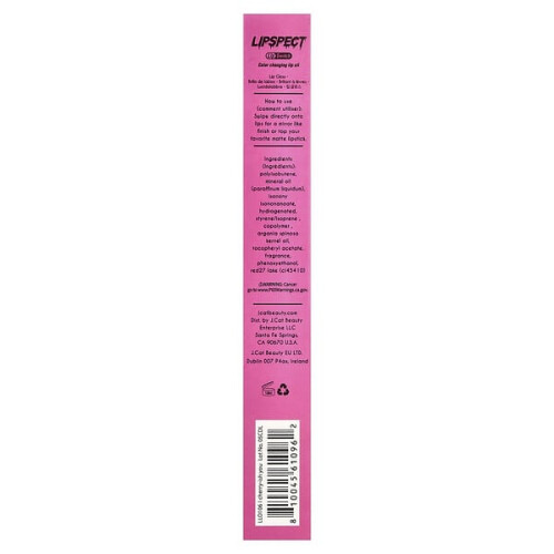 Lipspect Lip Switch, Farbwechselndes Lippenöl, LLO106 I Cherry-ish You 1