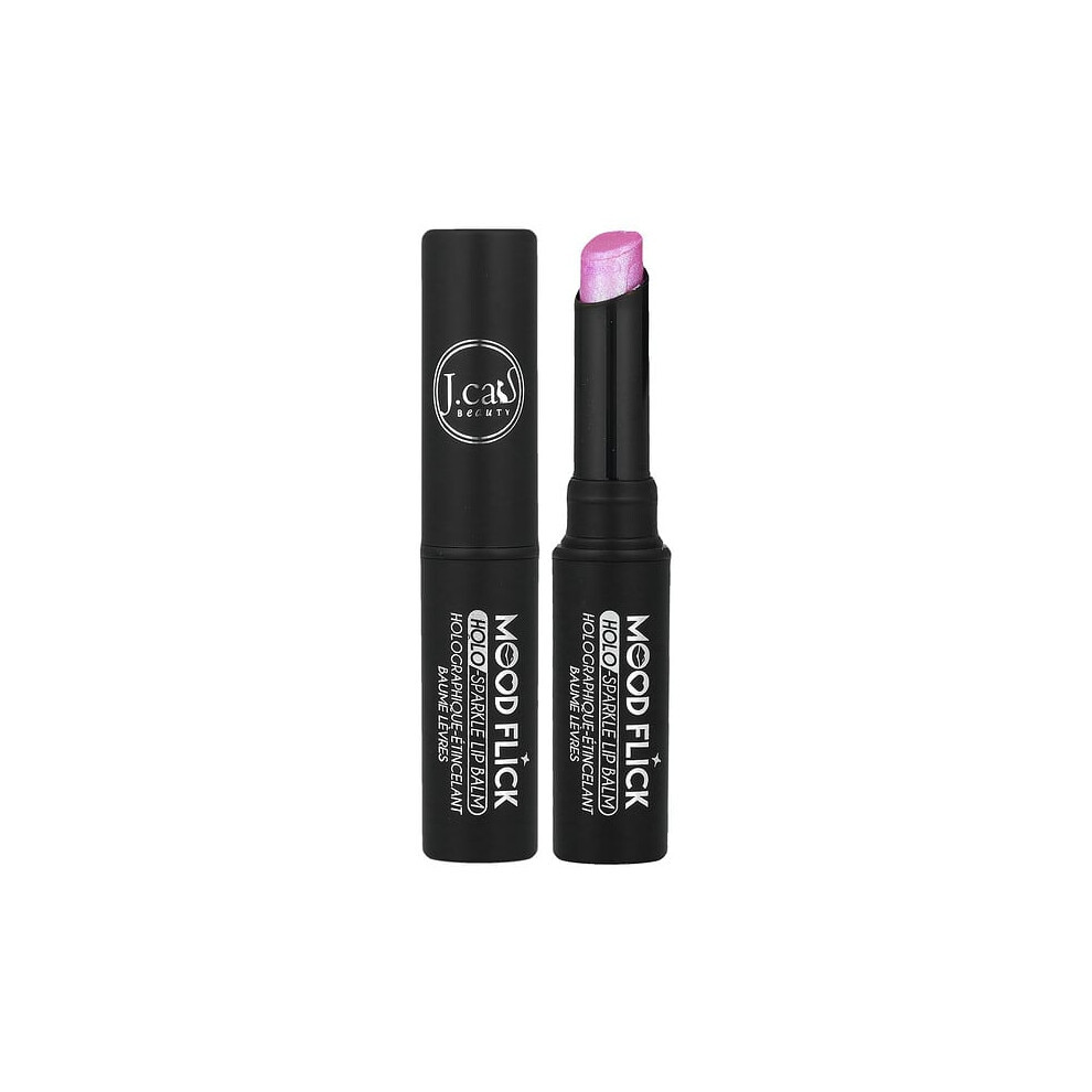 J.cat Beauty Mood Flick, Holo-Sparkle Lip Balm, Mlb103 Inside Out