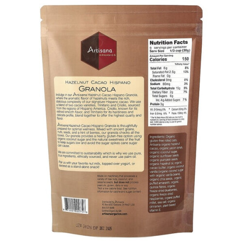 Bio, Haselnuss-Kakao-Granola 1
