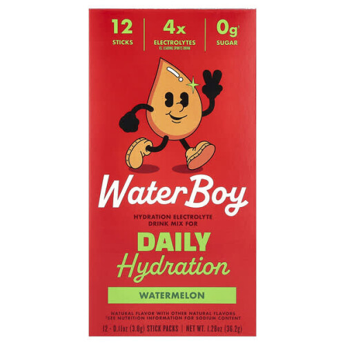 Hydratation Quotidienne, Mélange de Boisson Électrolytique, Pastèque