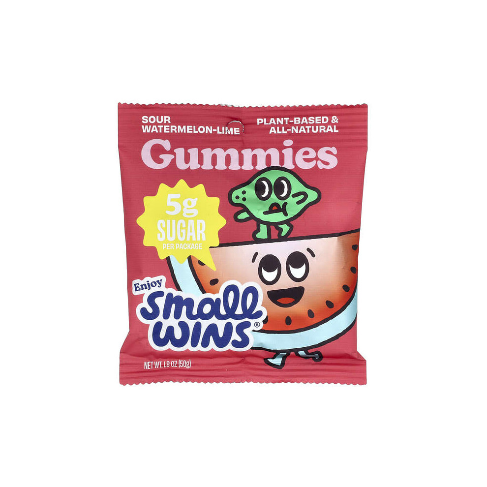 Enjoy Small Wins Gummies, Sour Watermelon-Lime
