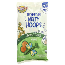 Bio-Melty Hoops, Puffmais-Snack, 8+ Monate, Frühlingsgemüse