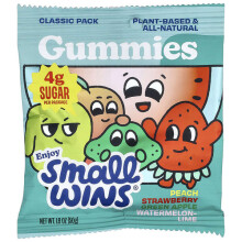 Gommes, Pack Classique, Pêche, Fraise, Pomme Verte, Pastèque-Citron Vert