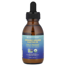 Huile de Ricin Dorée Biologique, Pressée à Froid