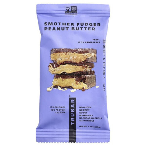 Pflanzlicher Protein-Riegel, Sanfter Schokoladen-Erdnussbutter 2