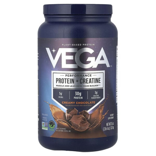 Plant-Based Performance Protein + Creatine, Creamy Chocolate