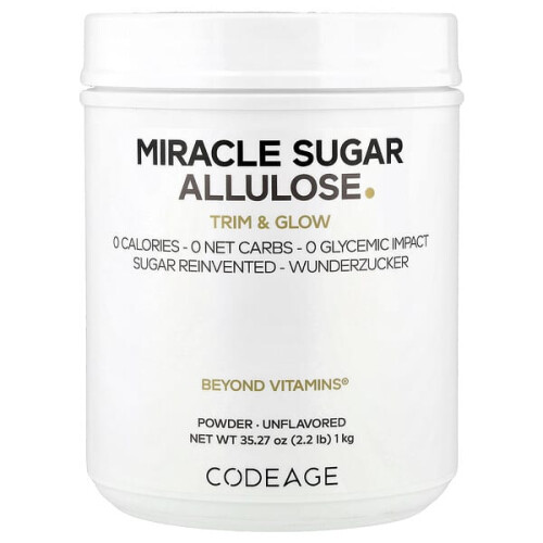 Miracle Sugar Allulose Powder, Unflavored