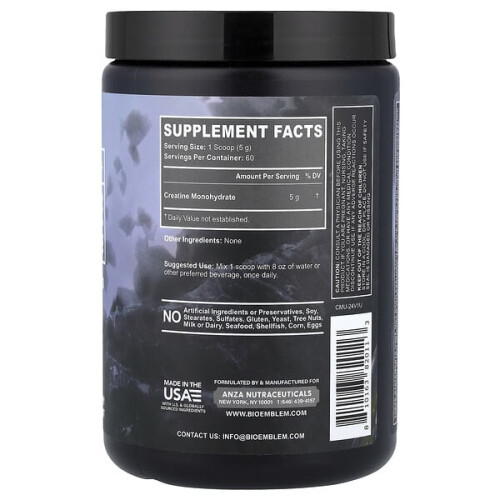 Créatine monohydrate, non aromatisée 1