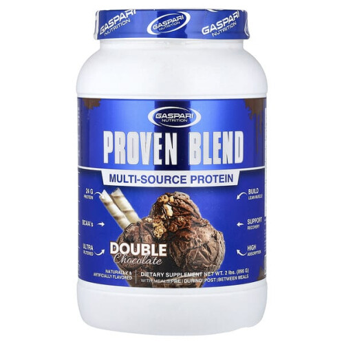 Bewährte Mischung Multi-Quellen-Protein, Doppelte Schokolade