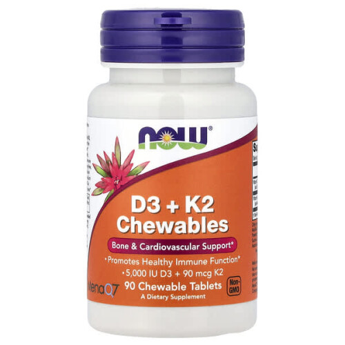NOW Foods D3 + K2 Chewables
