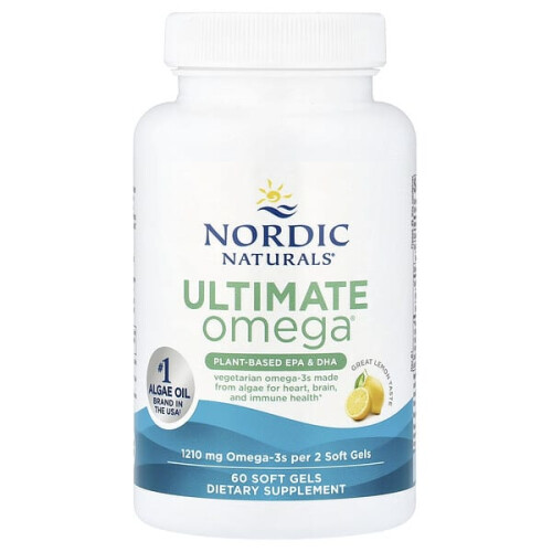 Nordic Naturals Ultimate Omega, Plant-Based EPA & DHA, Lemon 2