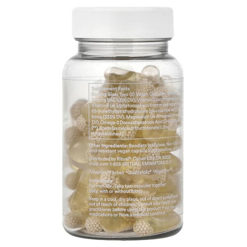 Essentiel pour Hommes, Multivitamines 18+, Menthe 1
