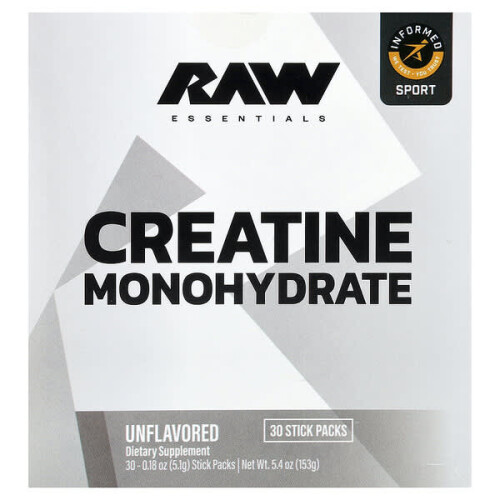 Essentials, Créatine Monohydratée, Non Aromatisé