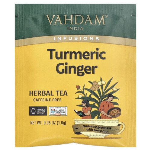 Infusions, Tisane, Curcuma gingembre, Sans caféine 2