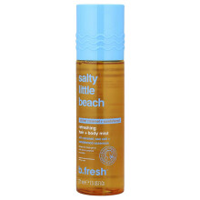 b.fresh, Salgada Pequena Praia, Neblina de Cabeça e Corpo, Salgado de Caramelo + Sandálio, 7,5 fl oz (221 ml)