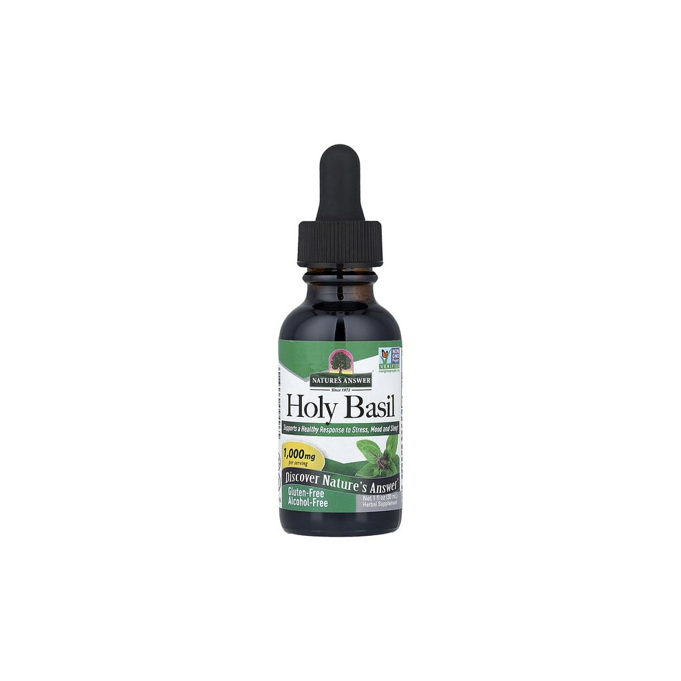 Nature's Answer Holy Basil, Alcohol Free