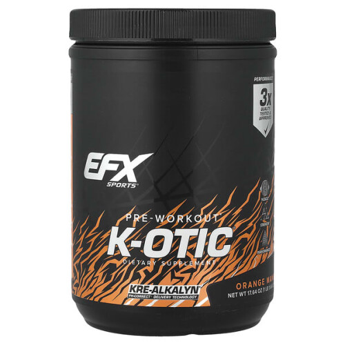 K-otic Pre-Workout, Orange-Mango