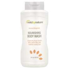 Mild By Nature, Gel Douche Nourrissant, Noix de Coco Bergamote, 16 fl oz (473 ml)