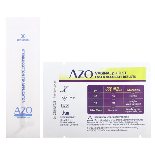 Azo, Vaginal-pH-Test, 2 Selbsttests 1