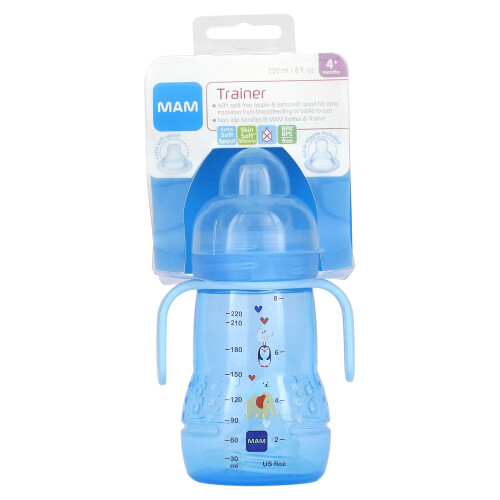 MAM MAM, Trainer, 4+ Monate, Blau, 8 fl oz (220 ml)