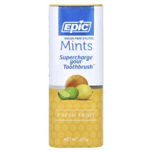 Epic Dental, Menthes Sans Sucre au Xylitol, Fruits Frais, 27 Menthes, 27.5 g