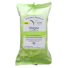 Vagisil, Daily Freshening Wipes, Healthy Detox , 20 Disposable Wipes