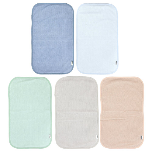Green Sprouts, Bavoirs absorbants, Multicolore, 5 bavoirs 2