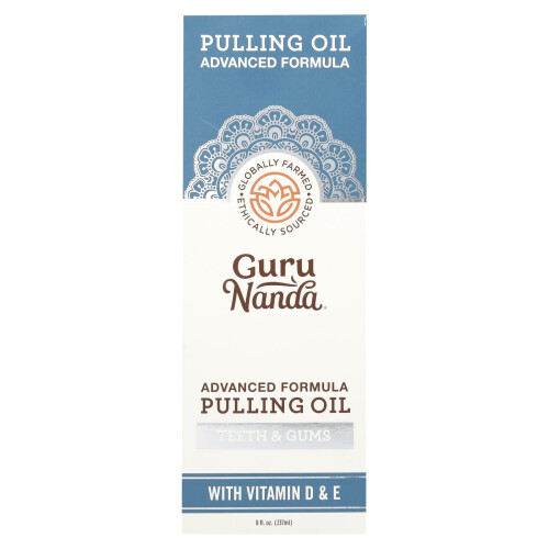 GuruNanda, Advanced Formula Pulling Oil, Teeth & Gums, 8 fl oz (237 ml) 1