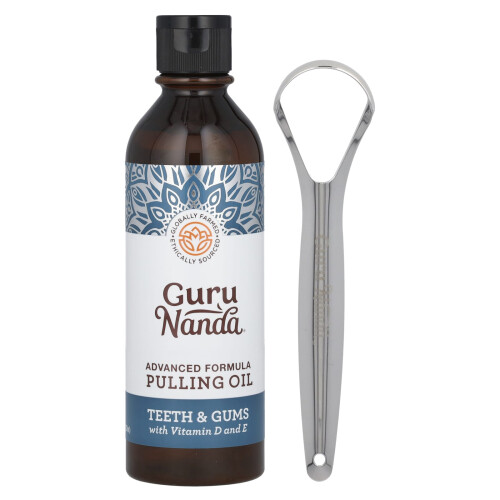 GuruNanda, Advanced Formula Pulling Oil, Teeth & Gums, 8 fl oz (237 ml)