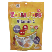 Zollipops, Vitamin C, Ca. 33 - 35 Lutscher, 8 Unzen (226 g)