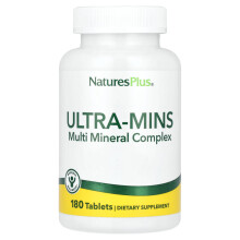 NaturesPlus, Ultra-Mins, Multi Minéraux avec Aliments Entiers, 180 Comprimés