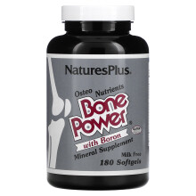 NaturesPlus, Knochenkraft mit Bor, 180 Softgels