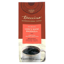 Teeccino, Café aux Herbes Champignons, Lion's Mane Rhodiola, Torréfaction Moyenne, Sans Caféine, 10 oz (284 g)