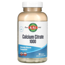 KAL, Calciumcitrat 1000, 180 Tabletten