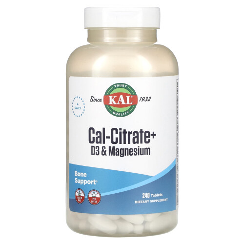 KAL, Cal-Citrat+, D3 & Magnesium, 240 Tabletten