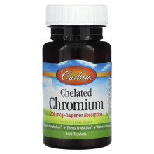 Carlson, Chelat-Chrom, 200 mcg, 100 Tabletten