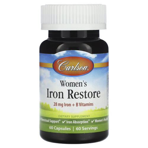Carlson, Women's Iron Restore, 60 Kapseln