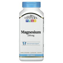 21st Century, Magnesium, 250 mg, 250 Tabletten